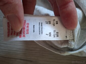 Krémové tričko s traktormi 92 - 3