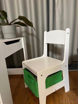 Detsky drevený stolík so stoličkou - 3