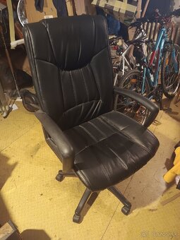 Kancelárske kožené kreslo - 3