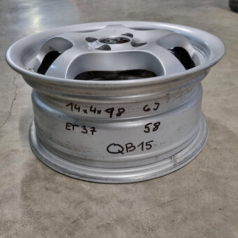 Hliníkové disky 4x98 R14 6J ET37 - 3