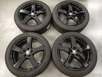 4ks zimne ALU 5x112 R18 7,5J ET45 ALUTEC SKODA SUPERB 3 - 3