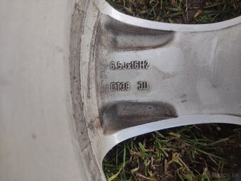 Predám hliníkové disky ŠKODA R16 - 3