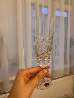 krištáľové poháre - 6 ks - 3