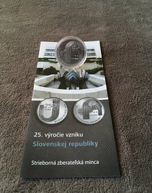 Slovenské strieborné BK mince - 3