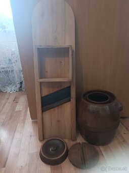 Súdok na kapustu a nože na rezanie kapusty - 3