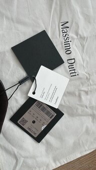 Massimo Dutti mini kabelka z brúsenej kože - 3