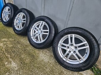 Alu disky DEZENT 5x114,3 16" +❄️zimné pneu 215/65 R16 - 3