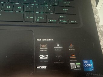 Herny notebook Asus TUF DASH F15 - 3