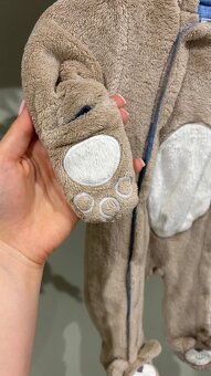 Mäkučký overal – medvedík (Next Baby), veľ. 56–62 - 3