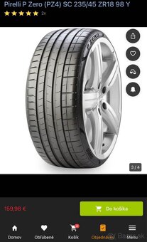Pneumatiky Pirelli P Zero (PZ4) SC 235/45 ZR18 98 Y - 3
