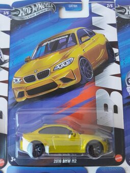 5x Hotwheels BMW Silver Series - 3