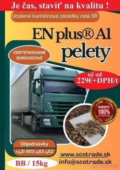 Big bagy - Certifikované ENplus® A1 borovicové pelety - 3