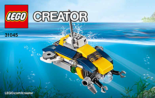Lego Creator 31045 3v1 Prieskumník oceánu - 3