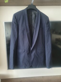 Pánske sako s vlnou eu48 asos - 3