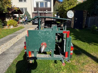 Štiepačka na drevo – domáca výroba, mobilná, benzínový motor - 3