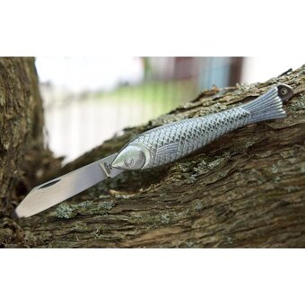 tradiční originální kapesní zavírací nôž RYBIČKA Mikov 130-N - 3