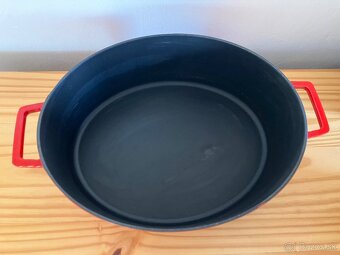 Smaltovany liatinovy hrniec - 3