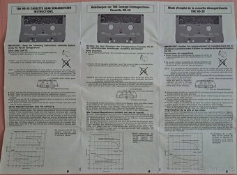 Predám demagnetizačnú kazetu TDK HD30 - 3