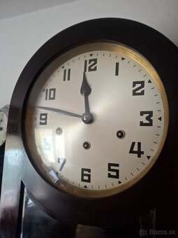 Predám funkčné Klembové starožitné štvrťbicie hodiny JUNGHAN - 3