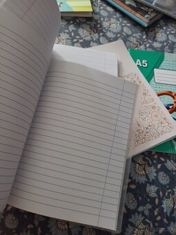 📝Písanky/zošity A5 linajkové, na poznámky, školské potreby - 3