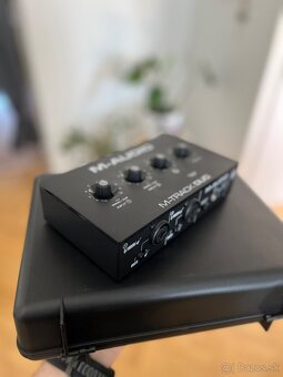 Predám set Superlux CMH8B + M-Audio M-Track Duo + pop filter - 3