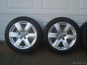 ALU disky Audi 5x112 R17 + pneu 225/50 R17 - 3