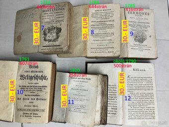 1600 - 1700 veľmi staré knihy - 3