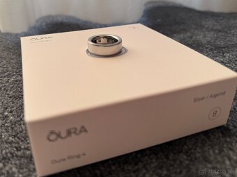 Oura Ring gen 4, size 8 (strieborny) - 3