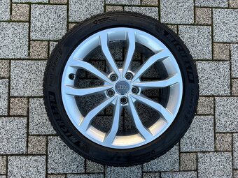 Hliníkové disky orig. Audi + zimné pneumatiky 225/45 R18 - 3