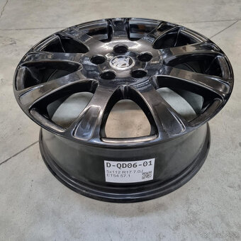 Hliníkové Škoda disky 5x112 R17 7J ET54 - 3