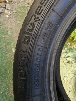 1 ks letná pneu DUNLOP - 185/60 r15 - 3