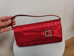 Červená spoločenská kabelka cena 2,50eur - 3