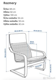 Kreslo Ikea POÄNG - 3