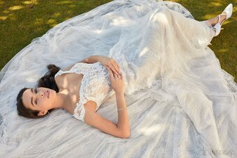 Krajkové svadobné šaty - 3