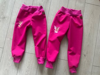 Jarné Softshellove nohavice 104 a 110 - 3