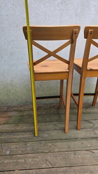 Barová stolička 2 ks IKEA INGOLF - 3