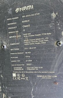 Nádherná Nami Burn E-2 72V 30 AH - 3
