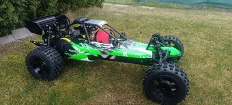 Predám ČISTO NOVÉ 1:5 BENZÍNOVÉ RC auto Rovan Baja 5b zel. - 3