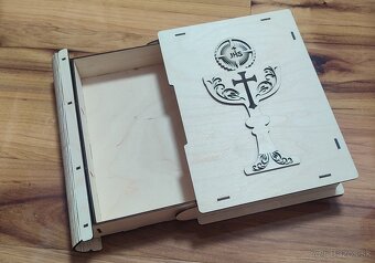 Pamiatka na 1. sv. prijímanie - Box na Bibliu - 3