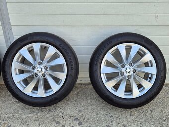 Letná sada hliníkových kolies Škoda Superb IV 215/55 R17 - 3