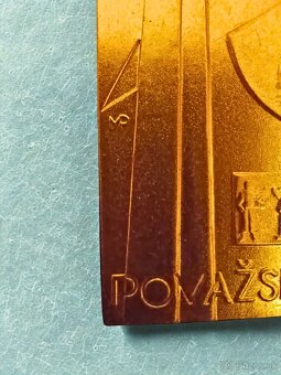 Plaketa SNP – Považská Bystrica (1974) – Signovaná VP - 3