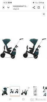 KINDERKRAFT Trojkolka Easytwist Midnight Green - 3