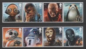 Star wars poštové známky - 3