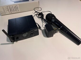 Predám bezdrôtový mikrofón AKG WMS40 Mini - 3