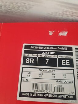 Brankárske korčule CCM TACKS 9380 7EE v super cene - 3