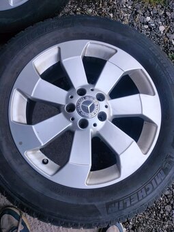 ❄️4ks alu disky orig. Mercedes 5x112 R18 pneu 255/55 r18 - 3