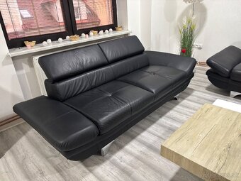 Prodám luxusní koženou sedací soupravu NIERI - 3