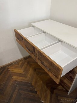 Komoda s kartáčovaným drevom - 3