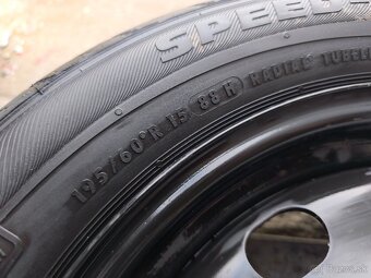 Kolesá 4x108 r15 na Ford letné pneumatiky 195/60 r15 8mm - 3