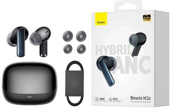 Predam sluchadla Baseus Bowie M2s cierne - 3